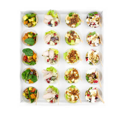 mix of salads 20 pcs